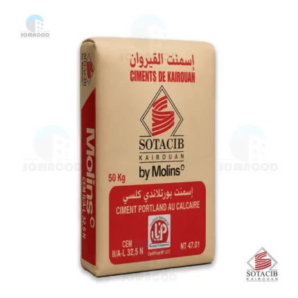 Ciment Portland 32.5 CPC1 – Sotacib Kairouan