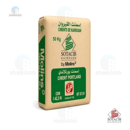 Ciment Portland 42.5 CPA Sotacib Kairouan en Tunisie | Somacod