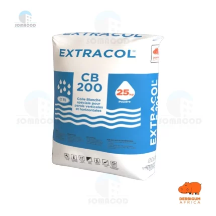 Extracol CB 200 DERBIGUM – Mortier-colle blanc C1TE | Somacod Tunisie