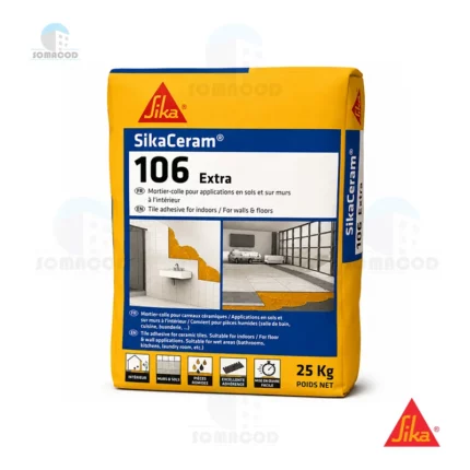 SikaCeram®-106 Extra – Mortier-colle C1TE pour carrelage | Somacod Tunisie