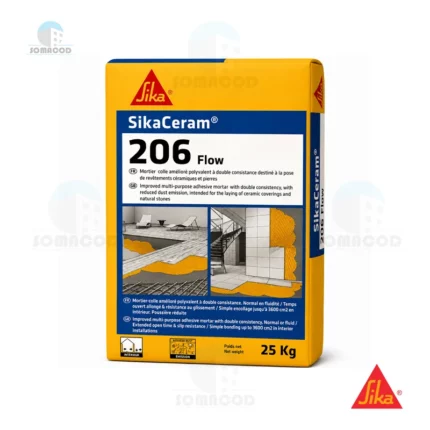 SikaCeram®-206 Flow – Mortier-colle C2TEG pour grands carreaux | Somacod Tunisie